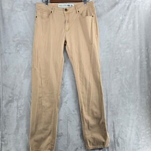Barbell Apparel Athletic Fit Chinos Pants Stretch Khaki Casual Mens 34x32